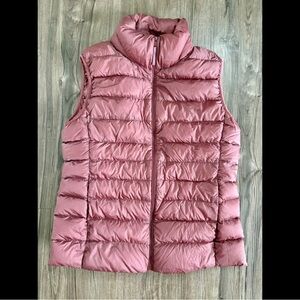Women's Pink Puffer Vest